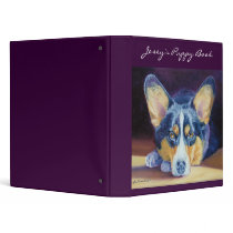Pembroke Welsh Corgi Binder by ladyartista Pembroke Welsh Corgi Binder