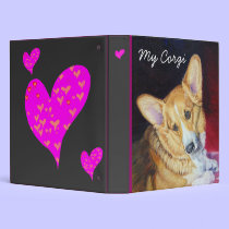 Pembroke Welsh Corgi BInder binders