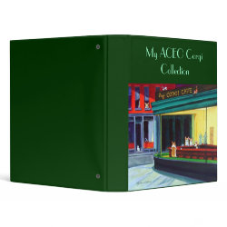 Pembroke Welsh Corgi Binder binder