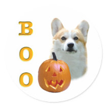 Pembroke Welsh Corgi Boo stickers
