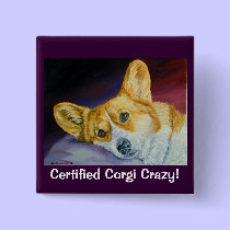 Pembroke Welsh Corgi Button buttons