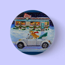 Pembroke Welsh Corgi Button Pins