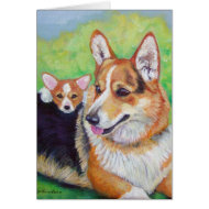 Pembroke Welsh Corgi card