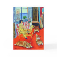 Pembroke Welsh Corgi card