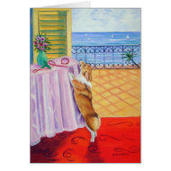 Pembroke Welsh Corgi card