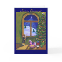 Pembroke Welsh Corgi Christmas Card