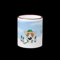 Pembroke Welsh Corgi Christmas mugs