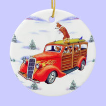 Pembroke Welsh Corgi Circle Ornament ornaments