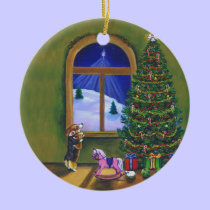 Pembroke Welsh Corgi Circle Ornament ornaments