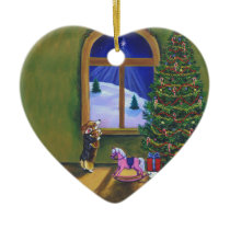 Pembroke Welsh Corgi Heart Ornament