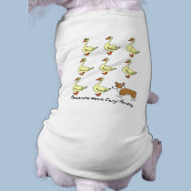 Pembroke Welsh Corgi Herding Ducks pet clothing by MenagerieMayhem Pembroke Welsh Corgi Herding Ducks pet clothing