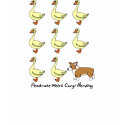 Pembroke Welsh Corgi Herding Ducks TeeShirt by MenagerieMayhem Pembroke Welsh Corgi Herding Ducks TeeShirt