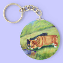 Pembroke Welsh Corgi Keychain keychains