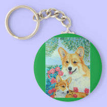 Pembroke Welsh Corgi Keychain