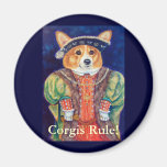 Pembroke Welsh Corgi King Magnets