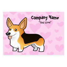 Pembroke Welsh Corgi Love Business Card Templates