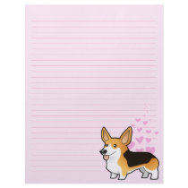 Pembroke Welsh Corgi Love Personalized Letterhead