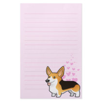 Pembroke Welsh Corgi Love Stationery Design