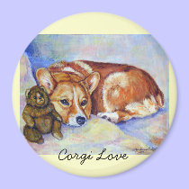 Pembroke Welsh Corgi Magnets magnets