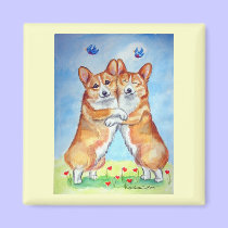Pembroke Welsh Corgi Magnets magnets