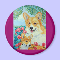 Pembroke Welsh Corgi Magnets magnets