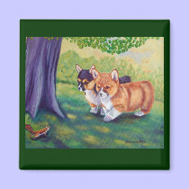Pembroke Welsh Corgi Magnets magnets