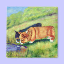 Pembroke Welsh Corgi Magnets magnets