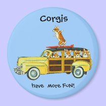 Pembroke Welsh Corgi Magnets magnets
