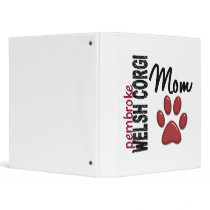 Pembroke Welsh Corgi Mom 2 3 Ring Binders