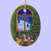 Pembroke Welsh Corgi Oval Ornament ornaments