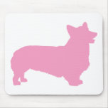 Pembroke Welsh Corgi (pink) Mouse Mats