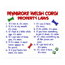 PEMBROKE WELSH CORGI PL2 posters