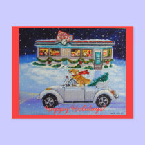 Pembroke Welsh Corgi Postcards postcards