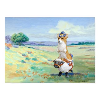 Pembroke Welsh Corgi Poster Print print