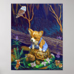 Pembroke Welsh Corgi Poster Print