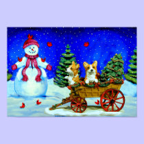 Pembroke Welsh Corgi Poster Print
