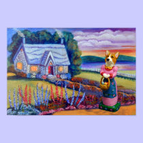 Pembroke Welsh Corgi Poster Print
