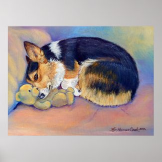 Pembroke Welsh Corgi Poster Print