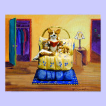 Pembroke Welsh Corgi Poster Print