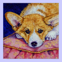 Pembroke Welsh Corgi Print Poster