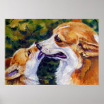 Pembroke Welsh Corgi Print Poster