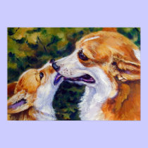 Pembroke Welsh Corgi Print Poster