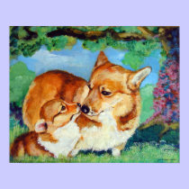 Pembroke Welsh Corgi Print Poster