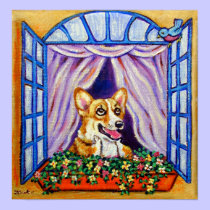 Pembroke Welsh Corgi Print Poster