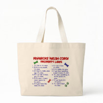 PEMBROKE WELSH CORGI Property Laws 2 Tote Bags
