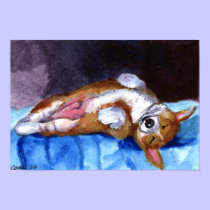 Pembroke Welsh Corgi Puppy Print