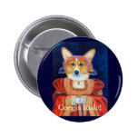 Pembroke Welsh Corgi Queen Button Pins