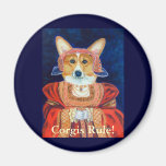Pembroke Welsh Corgi Queen Magnets