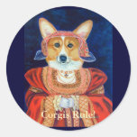 Pembroke Welsh Corgi Queen Stickers