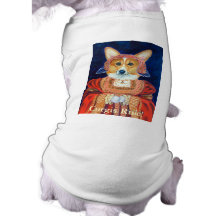 Pembroke Welsh Corgi Queen Sweater Dog Tee Shirt